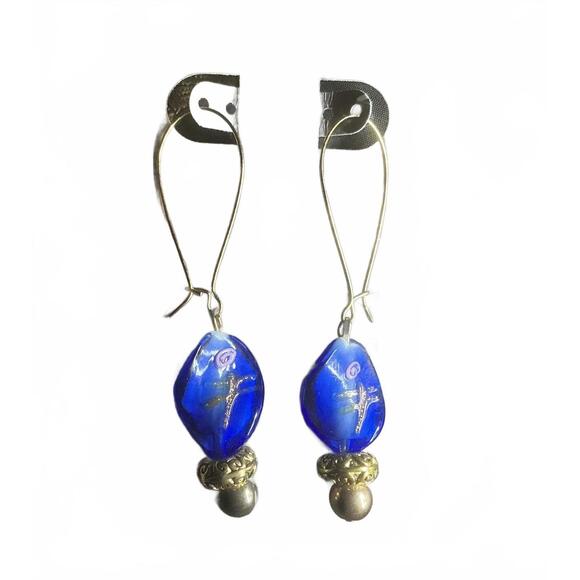 Jewelry - O9 Cobolt Blue Earrings